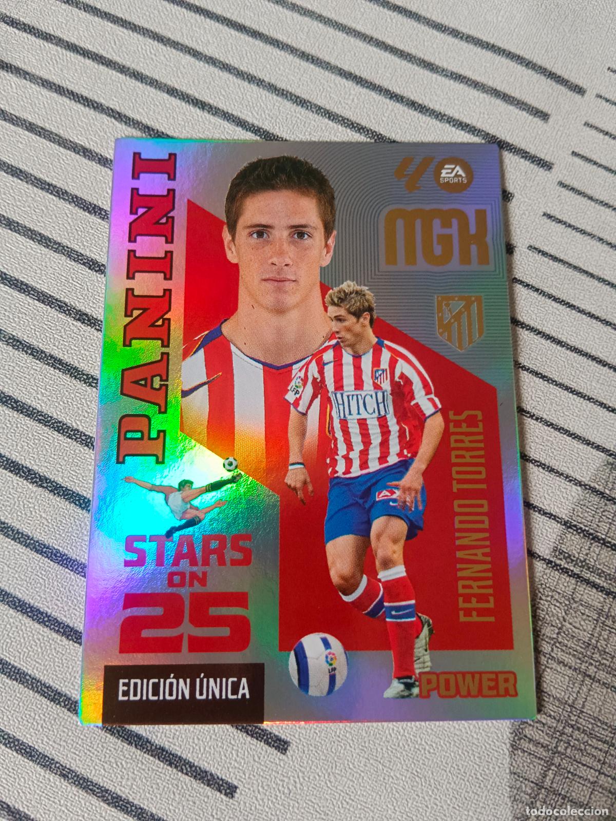 Cromos de f&uacute;tbol: 2026 2027 26 27 MEGACRACKS SERIE STARS ON 25 POWER 432P 432 P FERNANDO TORRES ATLETICO DE MADRID