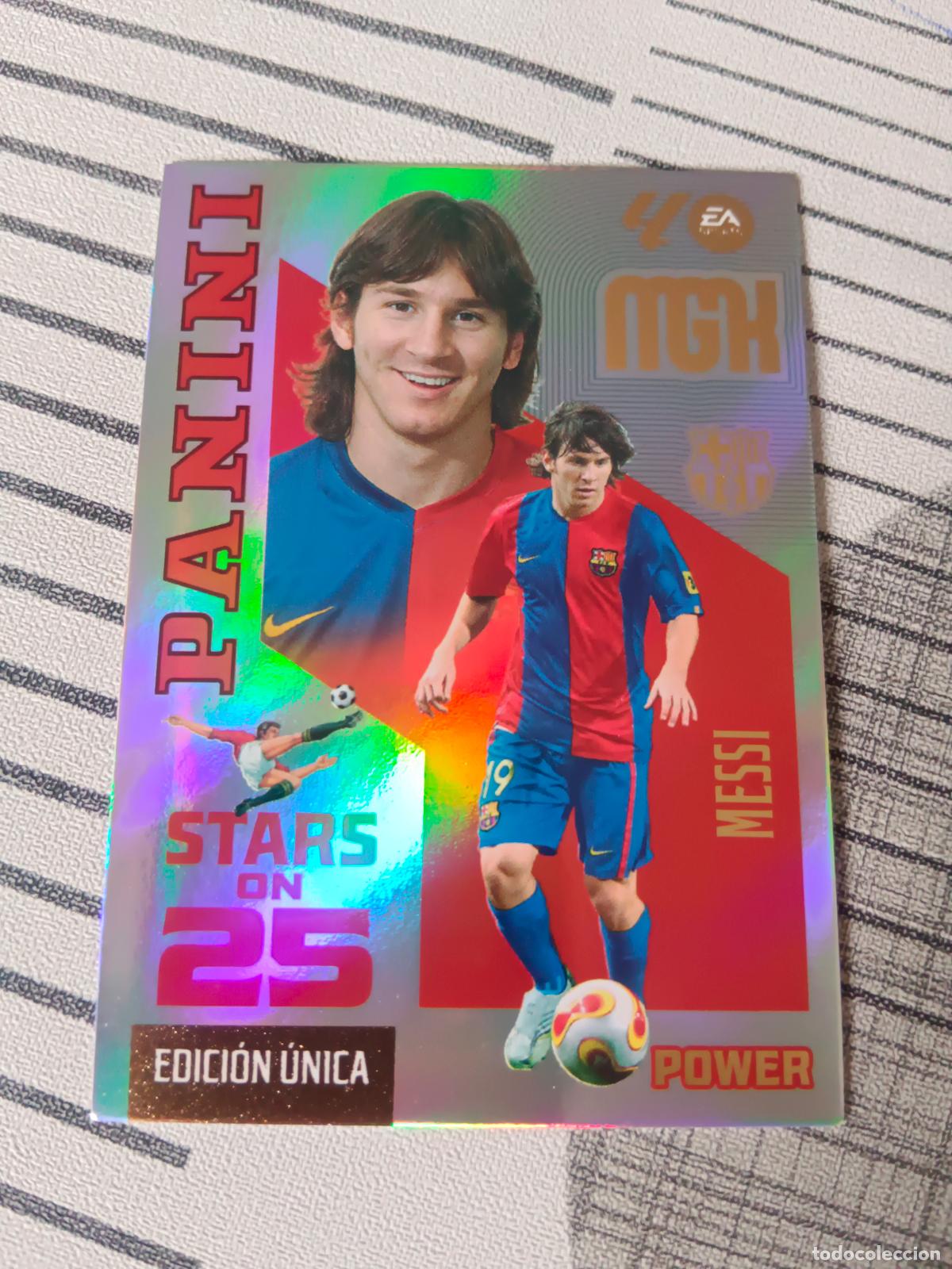 Cromos de f&uacute;tbol: 2026 2027 26 27 MEGACRACKS SERIE STARS ON 25 POWER 440P 440 P MESSI BARCELONA NUEVA