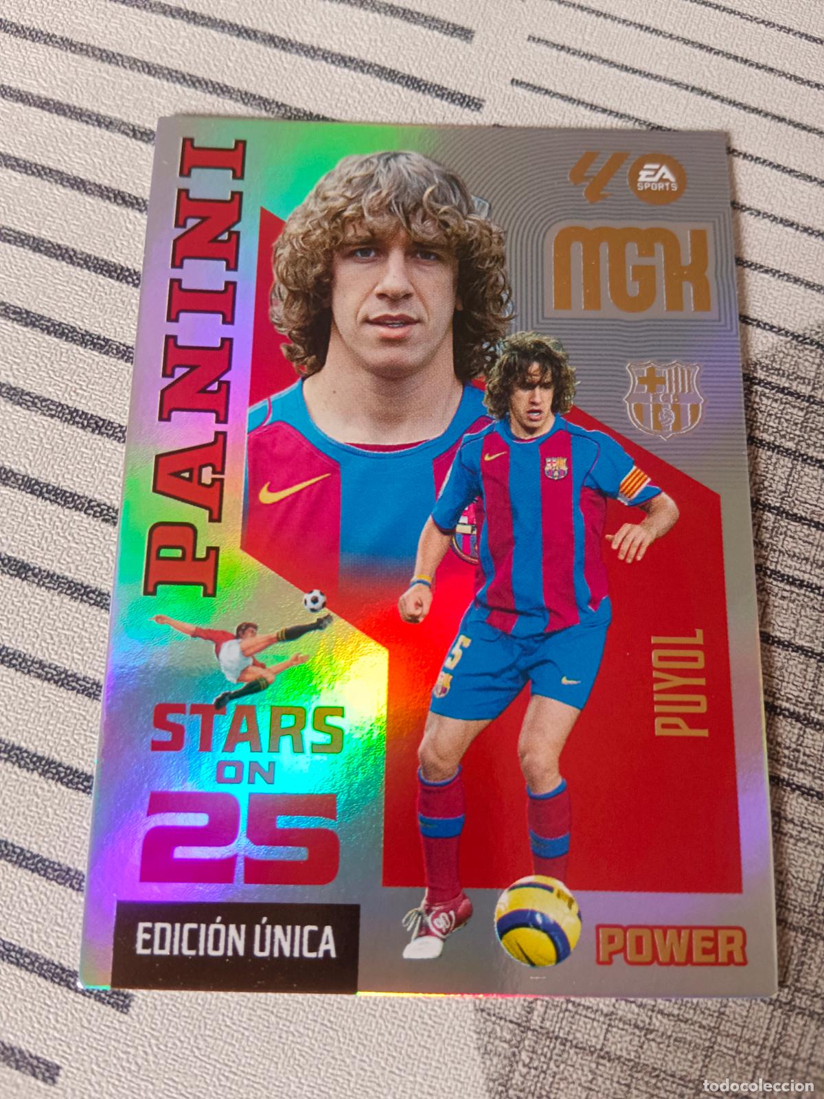 Cromos de f&uacute;tbol: 2026 2027 26 27 MEGACRACKS SERIE STARS ON 25 POWER 429P 429 P PUYOL BARCELONA NUEVA