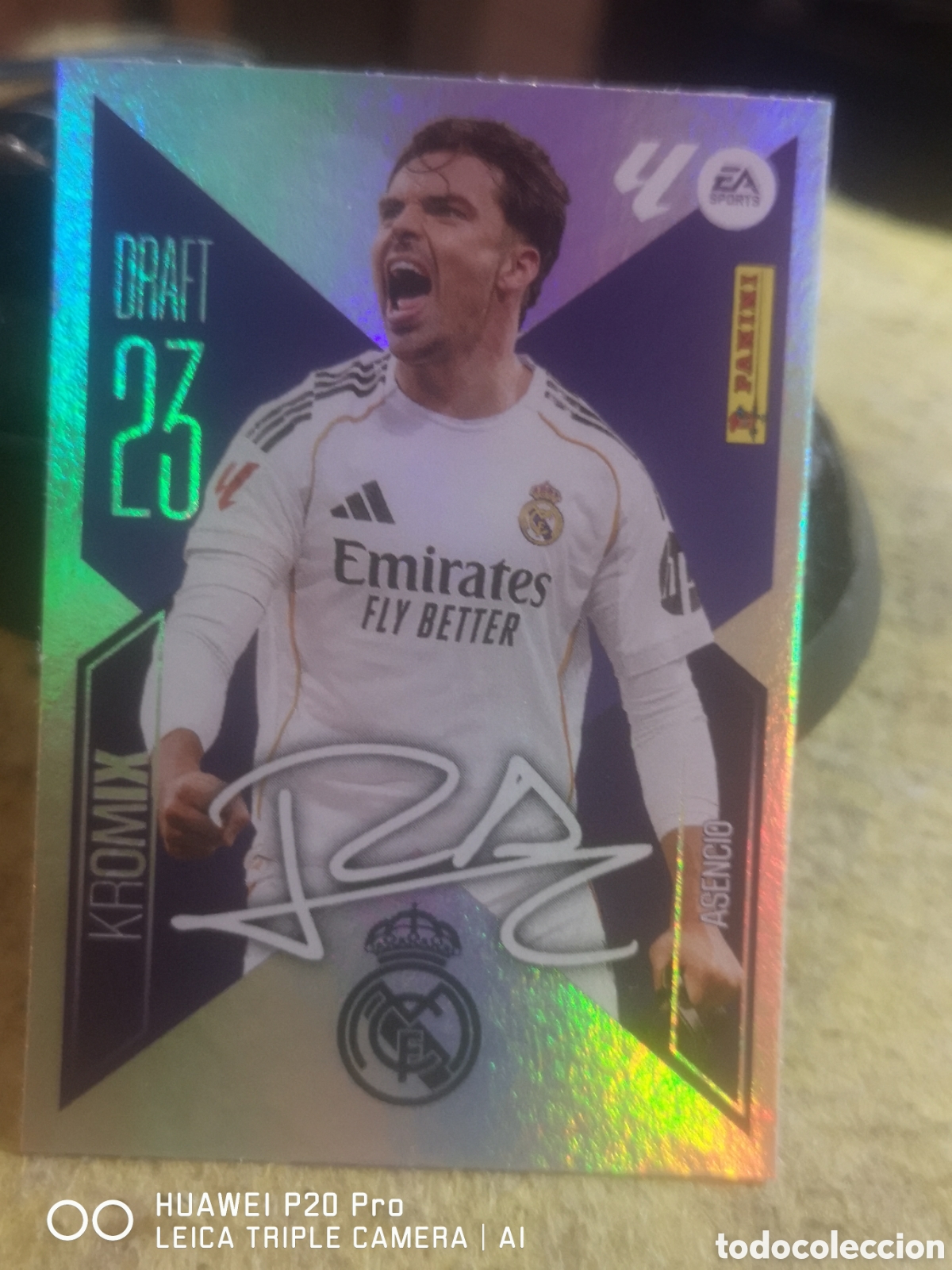 Cromos de f&uacute;tbol: LIGA ESTE 2026 2027 26 27 DRAFT 23 KROMIX - K 1 ASENCIO REAL MADRID