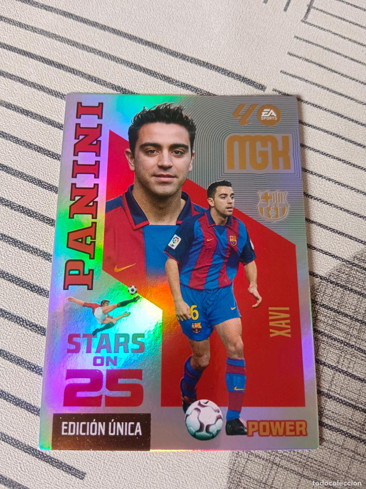 Cromos de f&uacute;tbol: 2026 2027 26 27 MEGACRACKS SERIE STARS ON 25 POWER 427P 427 P XAVI BARCELONA NUEVA