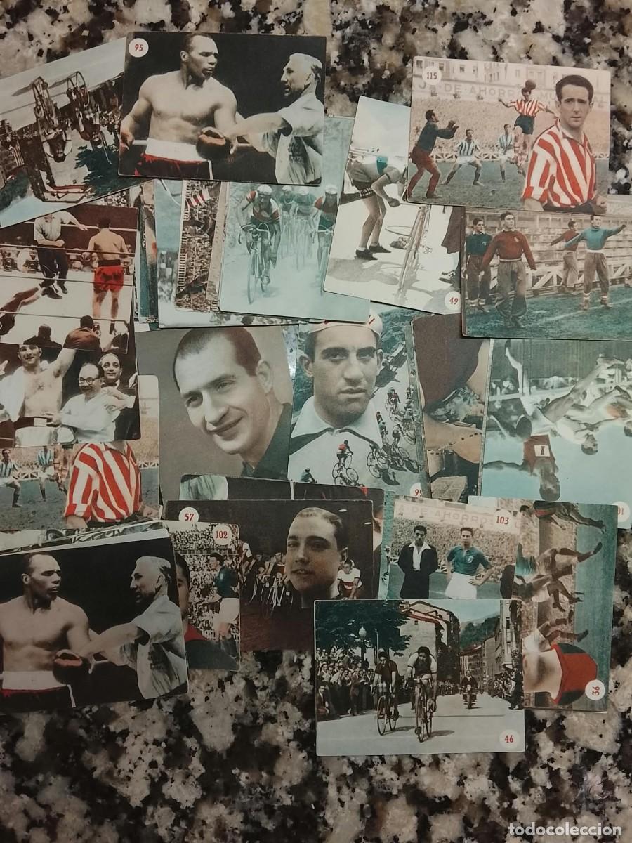 Cromos de f&uacute;tbol: LOTE 50 CROMOS ESCENAS DEPORTIVAS
