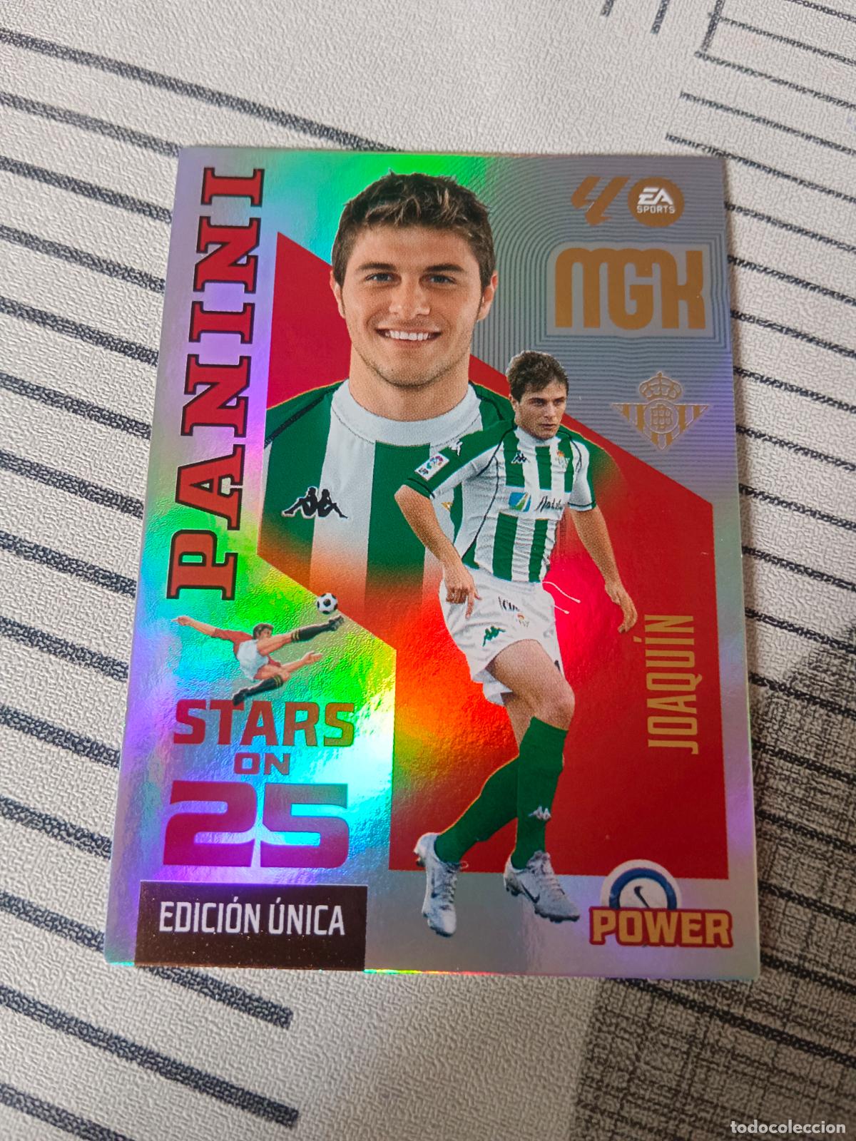 Cromos de f&uacute;tbol: 2026 2027 26 27 MEGACRACKS SERIE STARS ON 25 POWER 431P 431 P JOAQUIN BETIS NUEVA