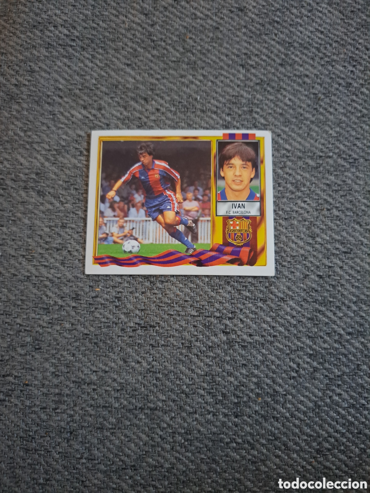 Cromos de f&uacute;tbol: Iv&aacute;n. Barcelona. Liga Este 95-96