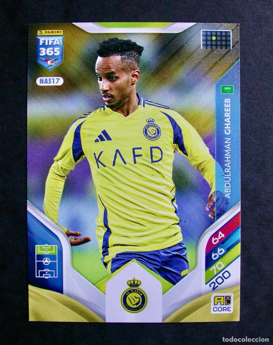 Cromos de f&uacute;tbol: NAS17 ABDULRAHMAN GHAREEB / AL-NASSR / ADRENALYN XL FIFA 365 2025-2026 / TEAM MATE / PANINI