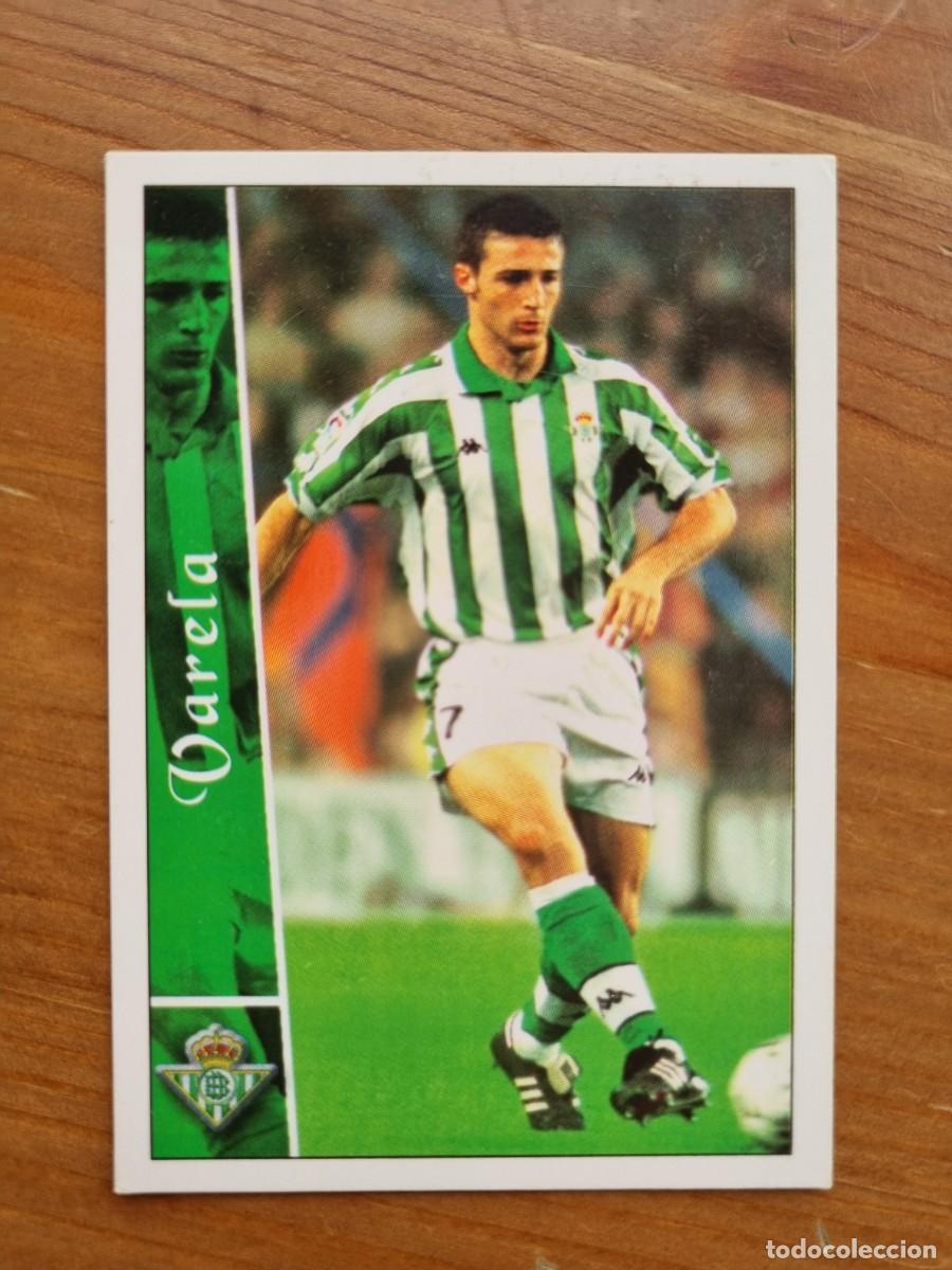 Cromos de f&uacute;tbol: 143 VARELA (Real Betis). Las Fichas de la Liga 2002 2003 02 03 (Mundicromo)