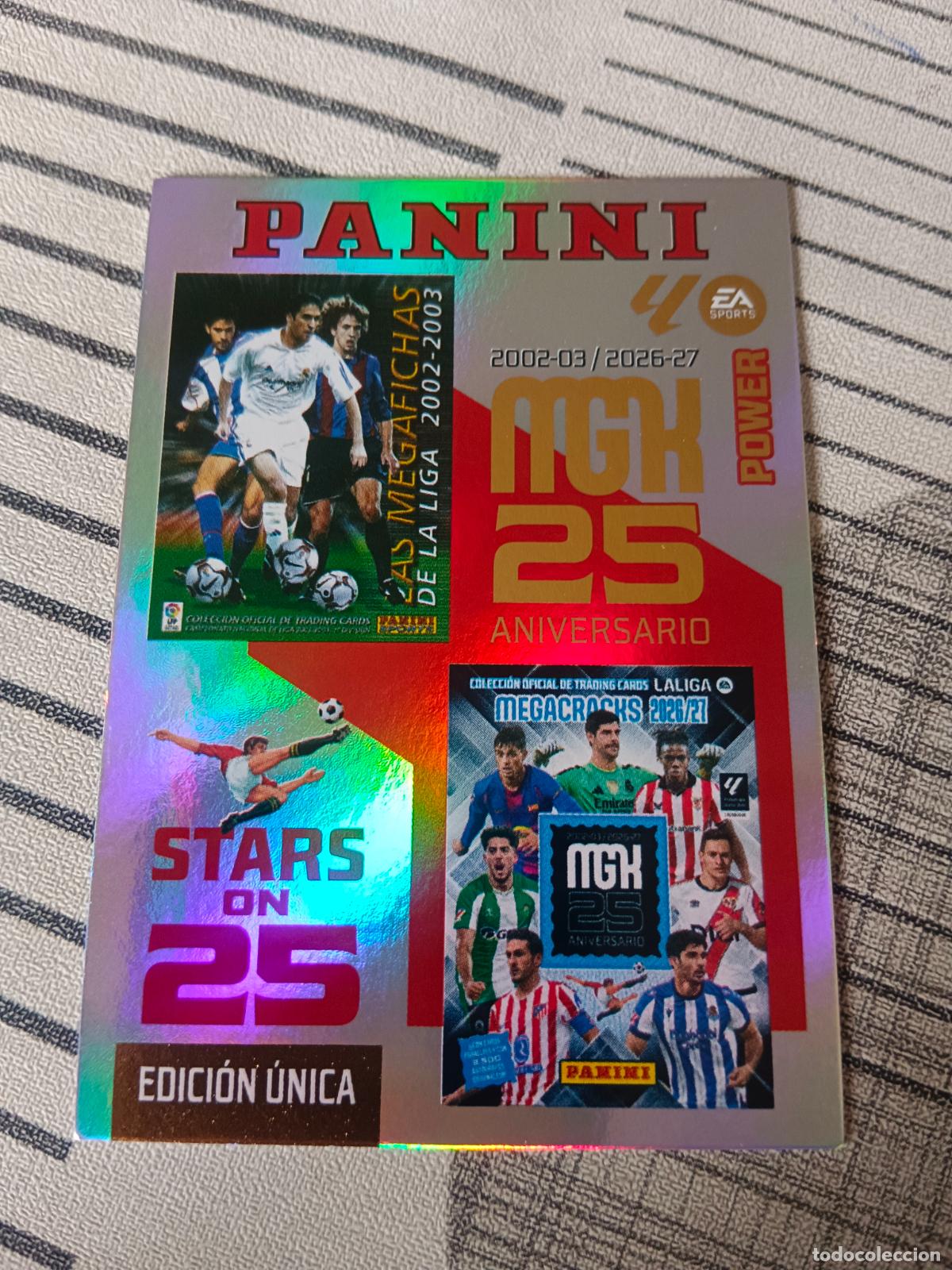 Cromos de Futebol: 2026 2027 26 27 MEGACRACKS STARS ON 25 ANIVERSARIO POWER 424P 424 P NUEVA
