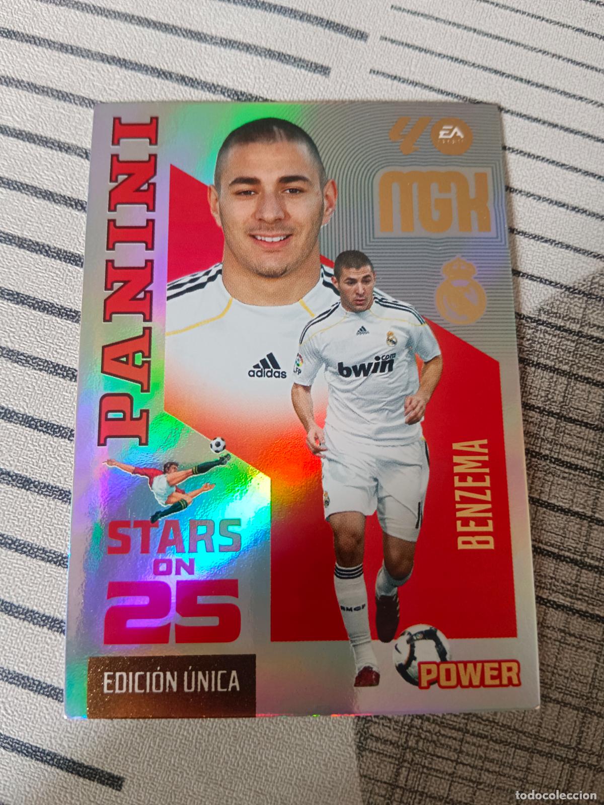 Figurine di Calcio: 2026 2027 26 27 MEGACRACKS SERIE STARS ON 25 POWER 441P 441 P BENZEMA REAL MADRID NUEVA