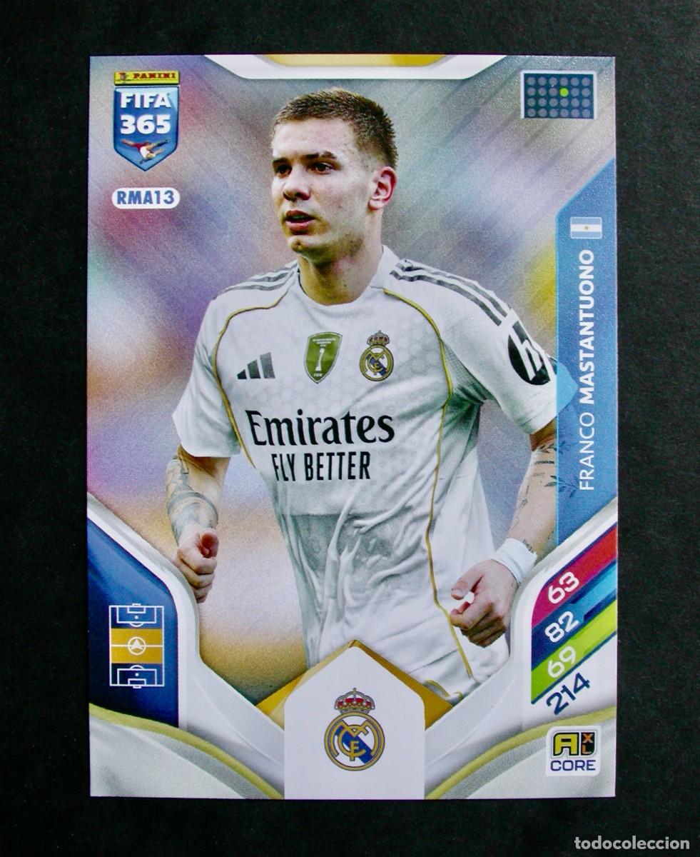 Figurine di Calcio: RMA13 FRANCO MASTANTUONO / REAL MADRID / ADRENALYN XL FIFA 365 2025-2026 / TEAM MATE / PANINI