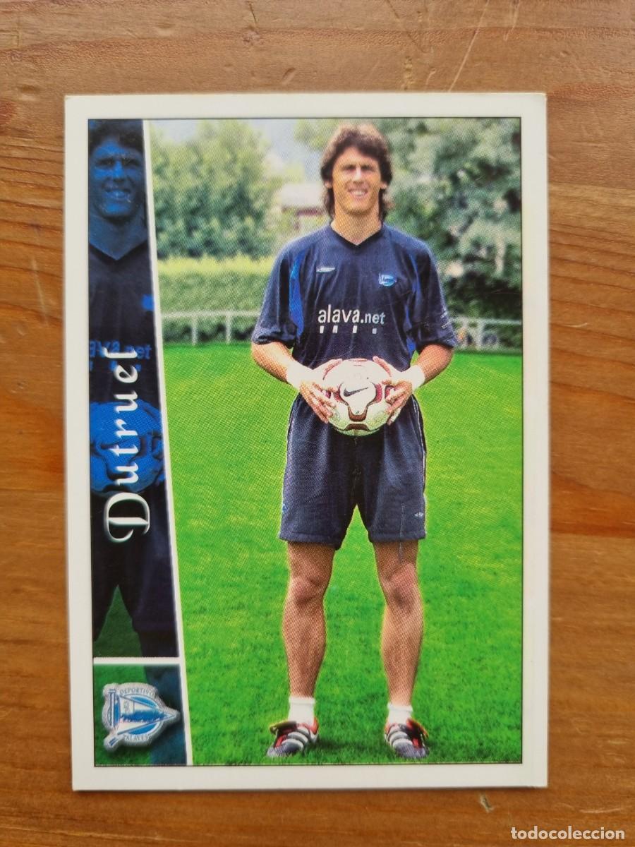 Figurine di Calcio: 166 DUTRUEL (Deportivo Alav&eacute;s). Las Fichas de la Liga 2002 2003 02 03 (Mundicromo)