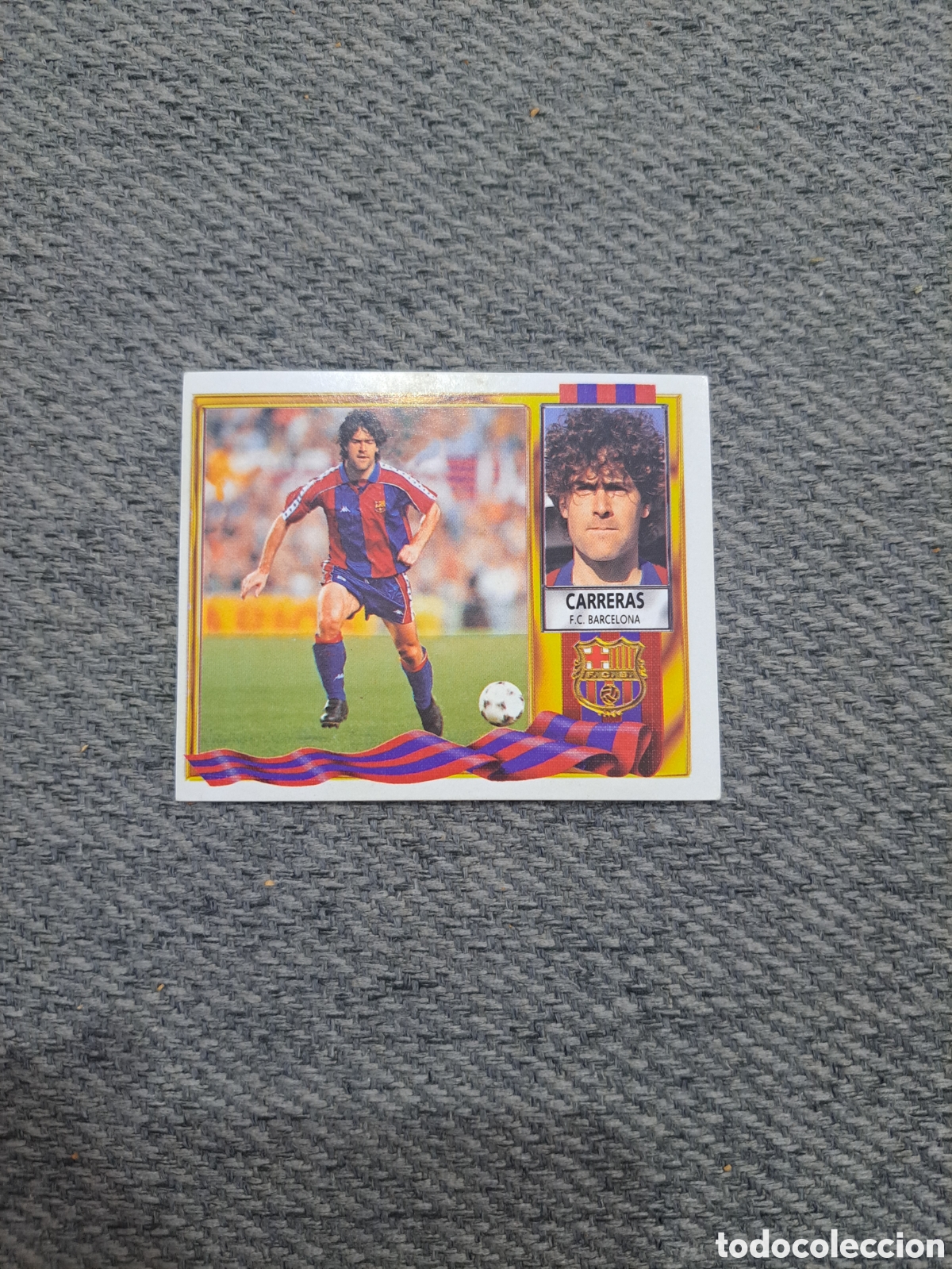 Figurine di Calcio: Carreras. Barcelona. Liga Este 95-96