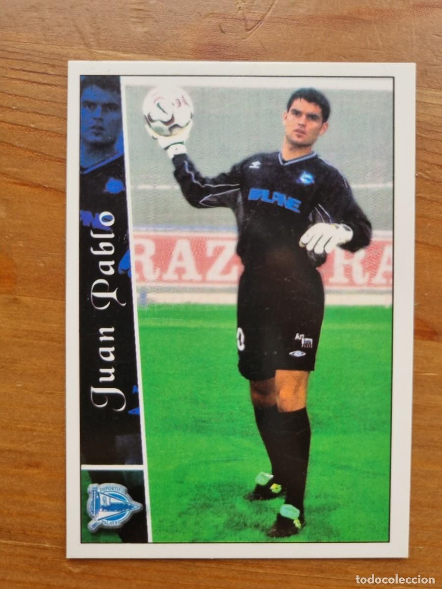 Figurine di Calcio: 167 JUAN PABLO (Deportivo Alav&eacute;s). Las Fichas de la Liga 2002 2003 02 03 (Mundicromo)
