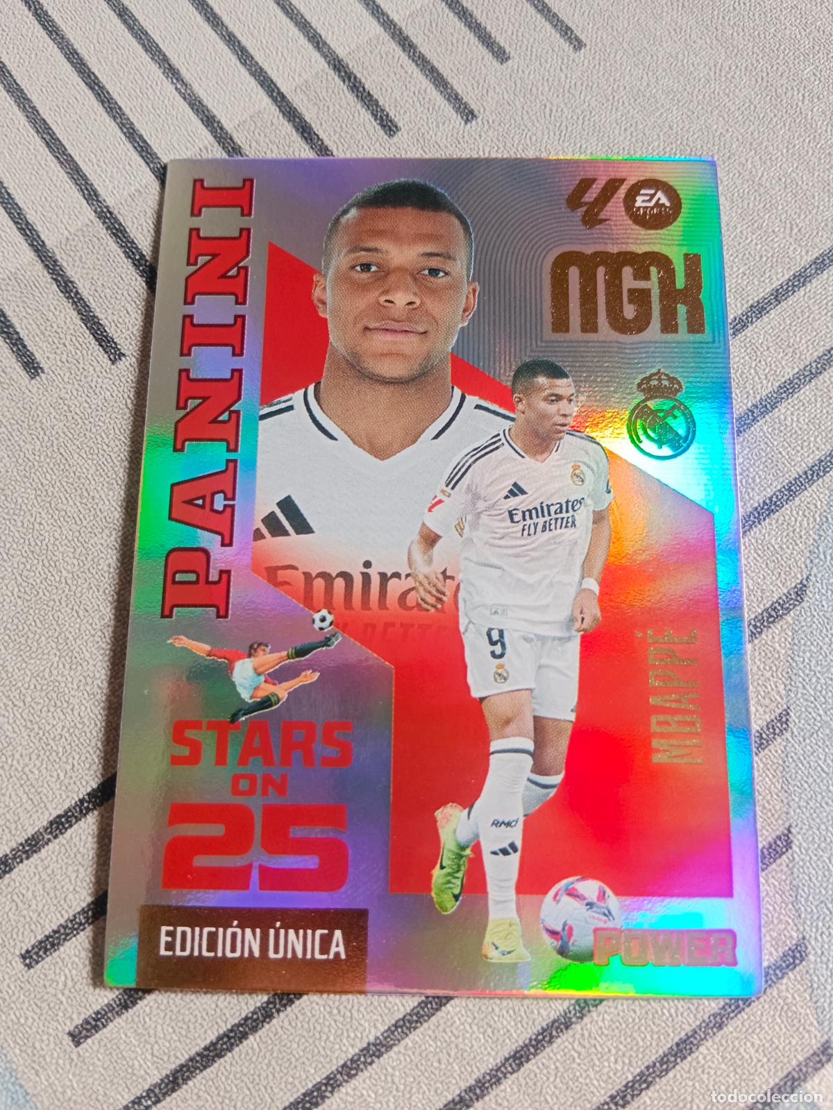 Figurine di Calcio: 2026 2027 26 27 MEGACRACKS SERIE STARS ON 25 POWER 450P 450 P MBAPPE REAL MADRID NUEVA