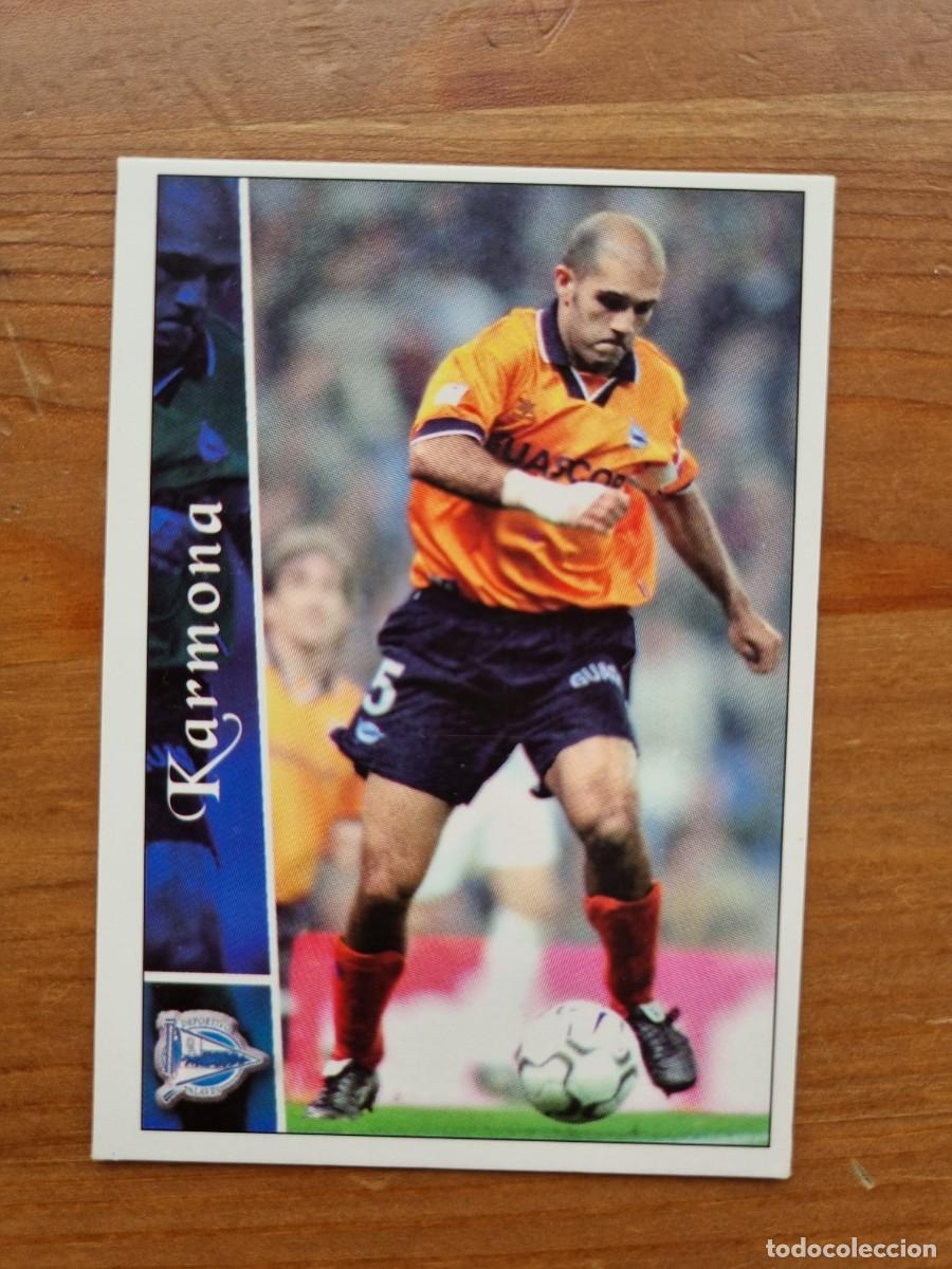 Figurine di Calcio: 174 KARMONA (Deportivo Alav&eacute;s). Las Fichas de la Liga 2002 2003 02 03 (Mundicromo)