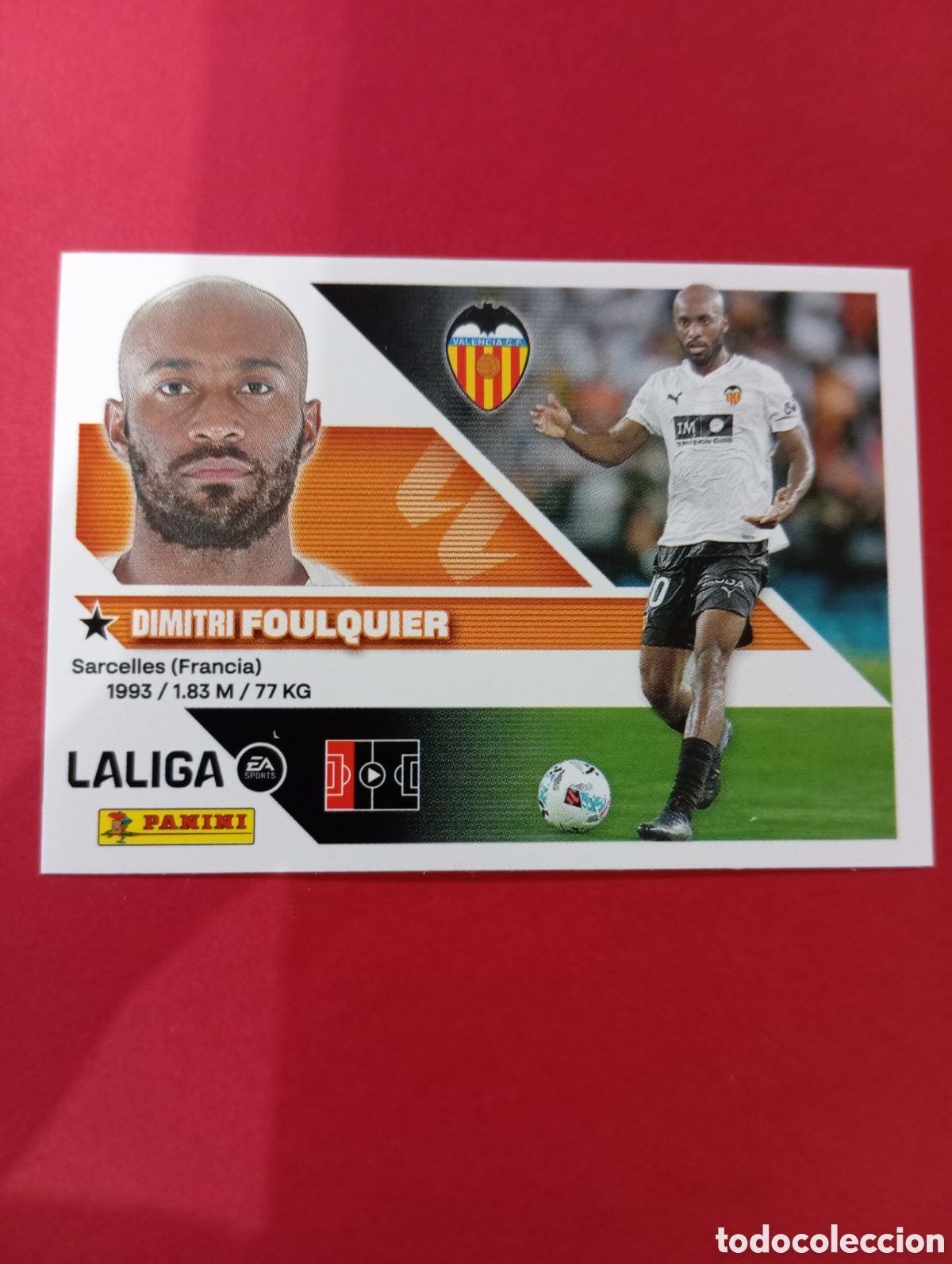 Figurine di Calcio: Foulquier Valencia n&deg;5 / PANINI LIGA ESTE 2026/2027