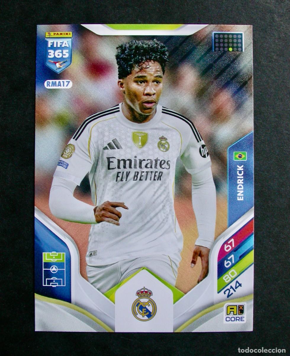 Figurine di Calcio: RMA17 ENDRICK / REAL MADRID / ADRENALYN XL FIFA 365 2025-2026 / TEAM MATE / PANINI