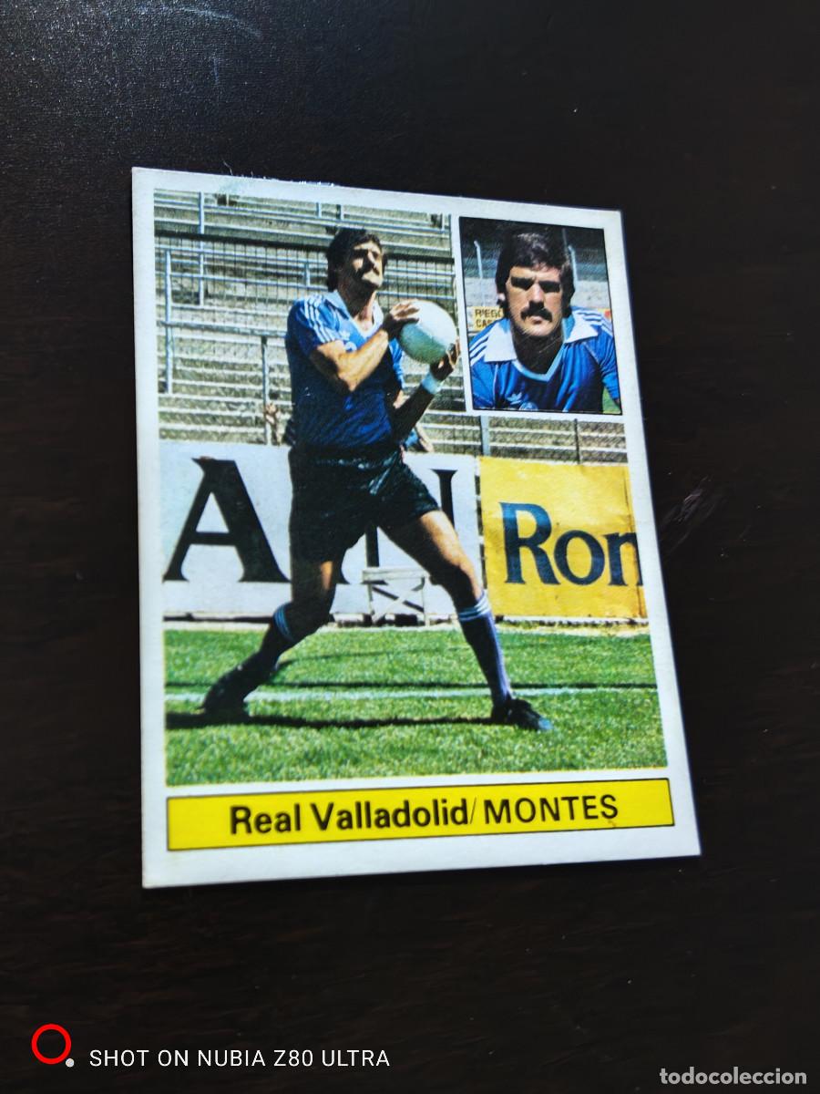 Figurine di Calcio: Montes Coloca Real valladolid, Editorial Este 81/82. 1981/1982, despegado