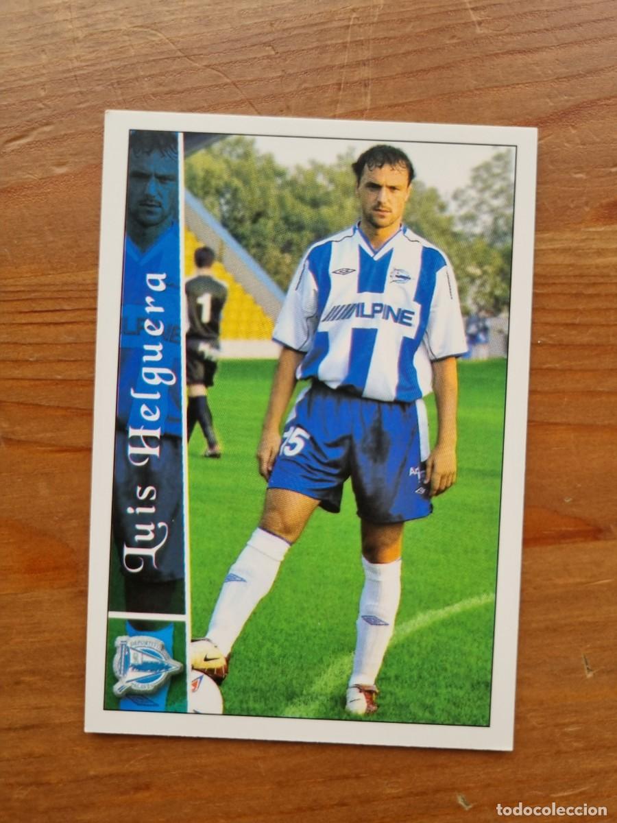 Figurine di Calcio: 183 LUIS HELGUERA (Deportivo Alav&eacute;s). Las Fichas de la Liga 2002 2003 02 03 (Mundicromo)