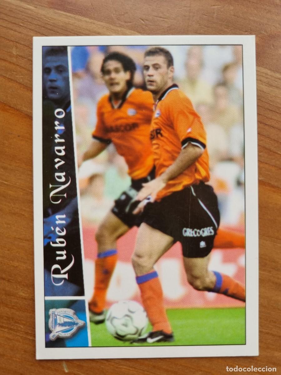 Figurine di Calcio: 186 RUB&Eacute;N NAVARRO (Deportivo Alav&eacute;s). Las Fichas de la Liga 2002 2003 02 03 (Mundicromo)