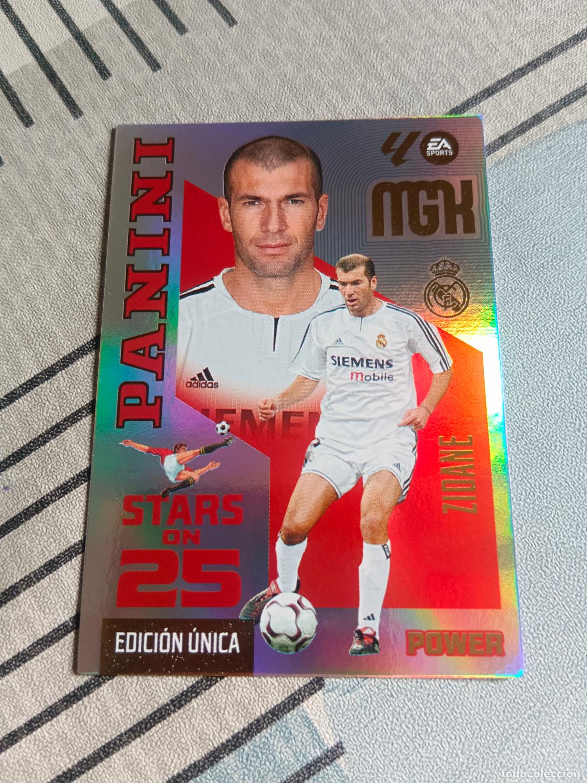 Figurine di Calcio: 2026 2027 26 27 MEGACRACKS SERIE STARS ON 25 POWER 430P 430 P ZIDANE REAL MADRID NUEVA