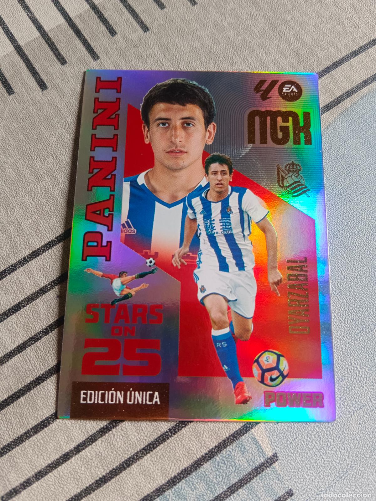 Football Stickers: 2026 2027 26 27 MEGACRACKS SERIE STARS ON 25 POWER 448P 448 P OYARZABAL REAL SOCIEDAD NUEVA