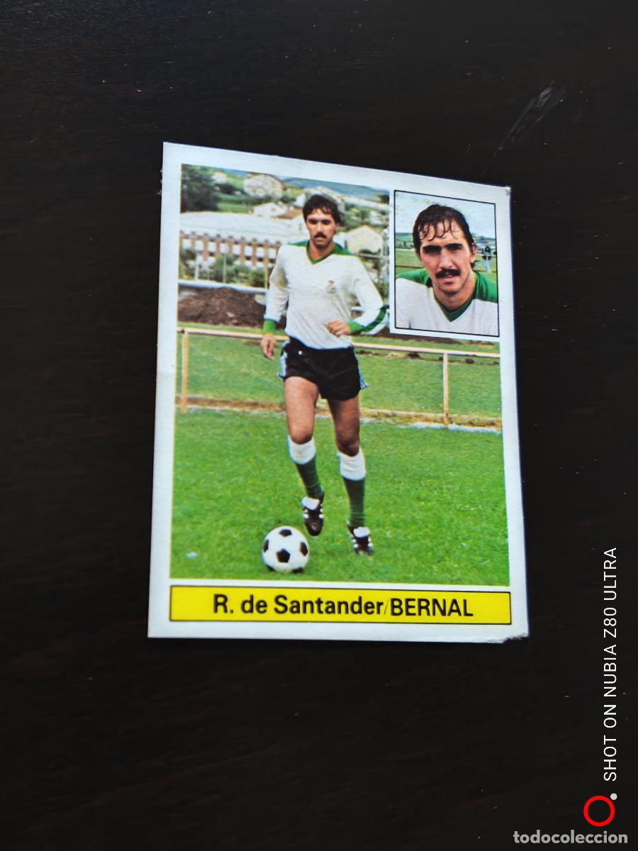 Cromos de Futebol: Bernal Coloca Racing de Santender, Editorial Este 81/82. 1981/1982, despegado