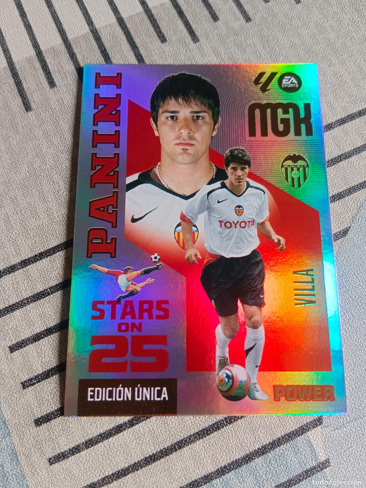 Cromos de Futebol: 2026 2027 26 27 MEGACRACKS SERIE STARS ON 25 POWER 435P 435 P VILLA VALENCIA NUEVA