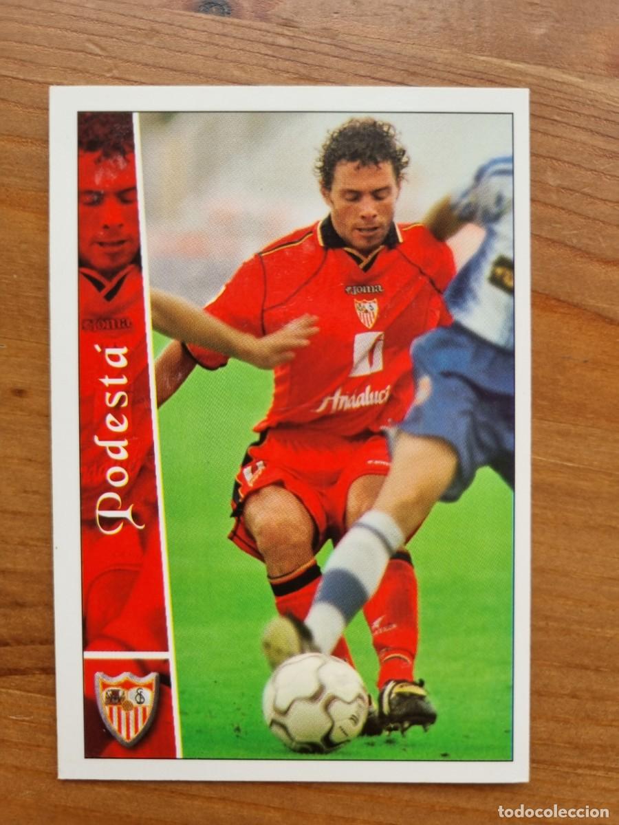 Cromos de Futebol: 206 PODEST&Aacute; (Sevilla FC). Las Fichas de la Liga 2002 2003 02 03 (Mundicromo)