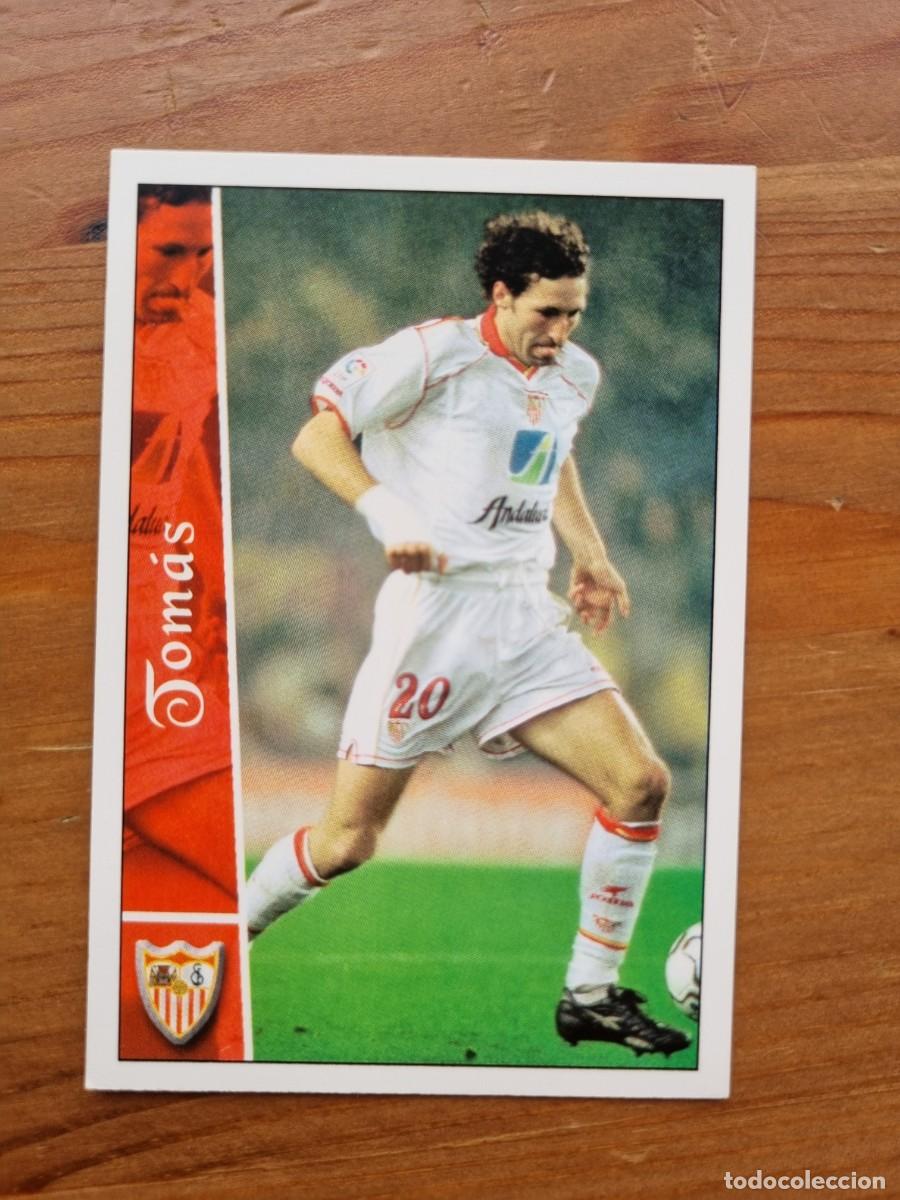 Cromos de Futebol: 208 TOM&Aacute;S (Sevilla FC). Las Fichas de la Liga 2002 2003 02 03 (Mundicromo)