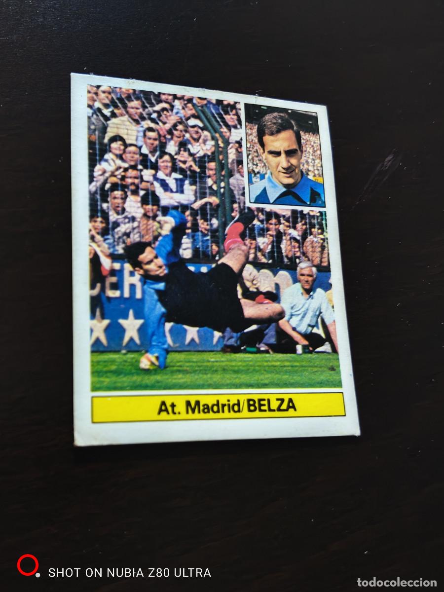 Cromos de Futebol: Belza Baja At de Madrid, Editorial Este 81/82. 1981/1982, despegado