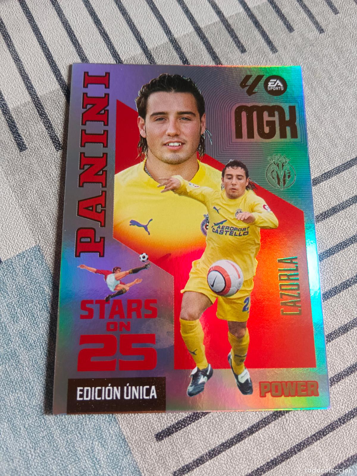 Cromos de Futebol: 2026 2027 26 27 MEGACRACKS SERIE STARS ON 25 POWER 438P 438 P CAZORLA VILLARREAL NUEVA