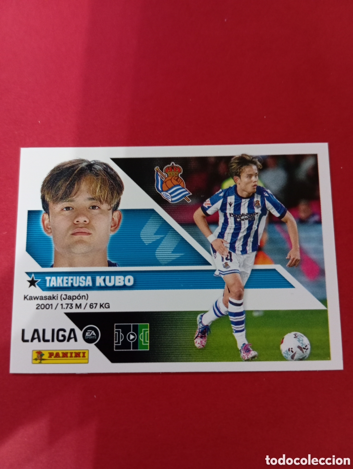 Cromos de Futebol: Kubo Real Sociedad n&deg;17 / PANINI LIGA ESTE 2026/2027
