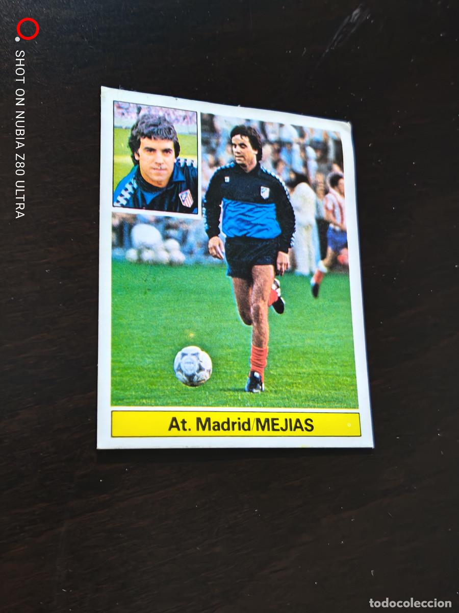 Figurine di Calcio: Mej&iacute;as Coloca At de Madrid, Editorial Este 81/82. 1981/1982, despegado