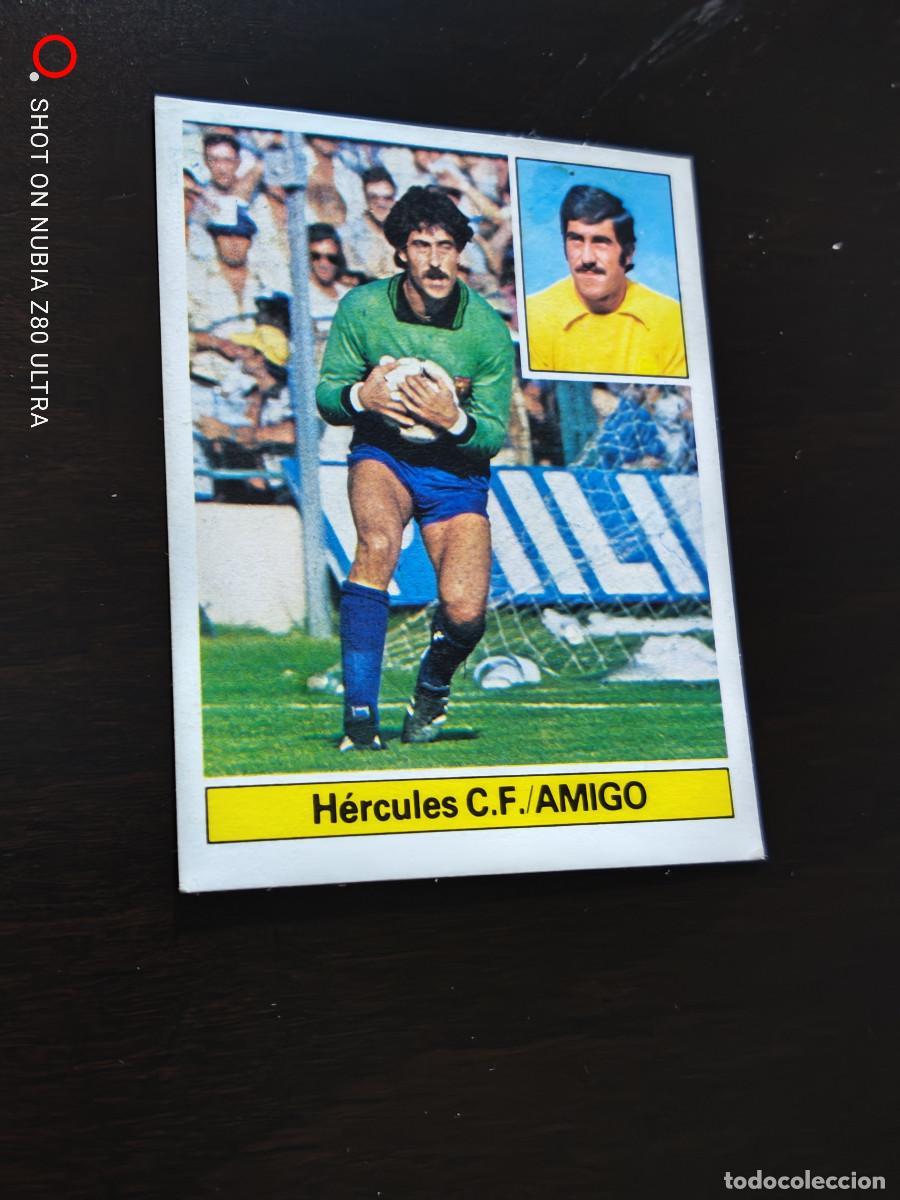 Figurine di Calcio: Amigo Baja Hercules CF, Editorial Este 81/82. 1981/1982, despegado
