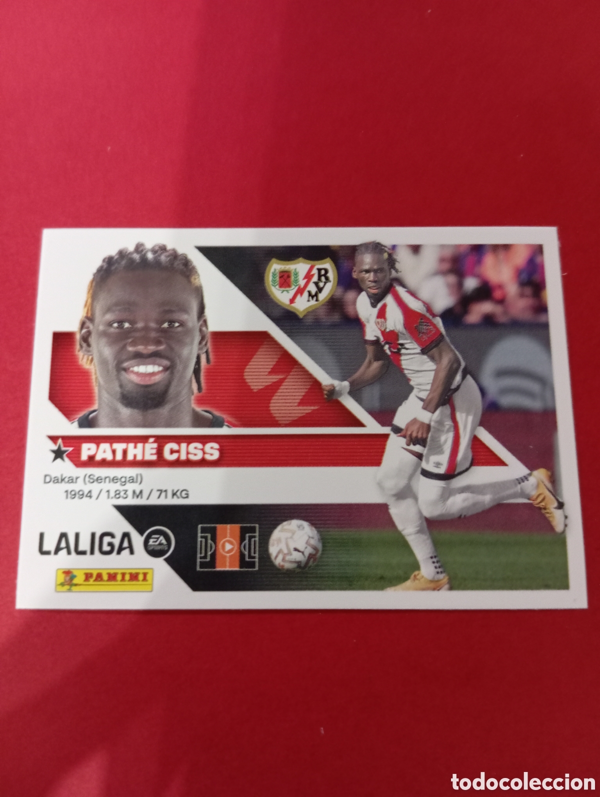 Cartes &agrave; collectionner de Football: Path&eacute; Ciss Rayo Vallecano n&deg;12 / PANINI LIGA ESTE 2026/2027