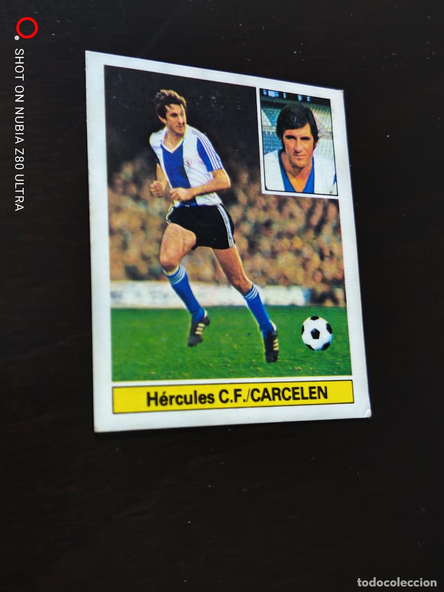 Figurine di Calcio: Carcelen Baja Hercules CF, Editorial Este 81/82. 1981/1982, despegado