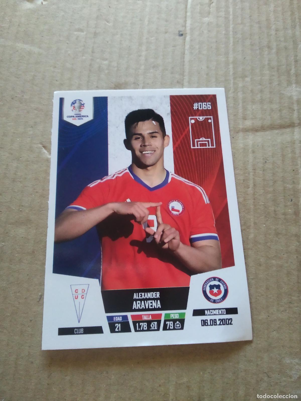Figurine di Calcio: 66 ALEXANDER ARAVENA CHILE CROMO FUTBOL COPA AMERICA 2024 EDITADO EN PERU