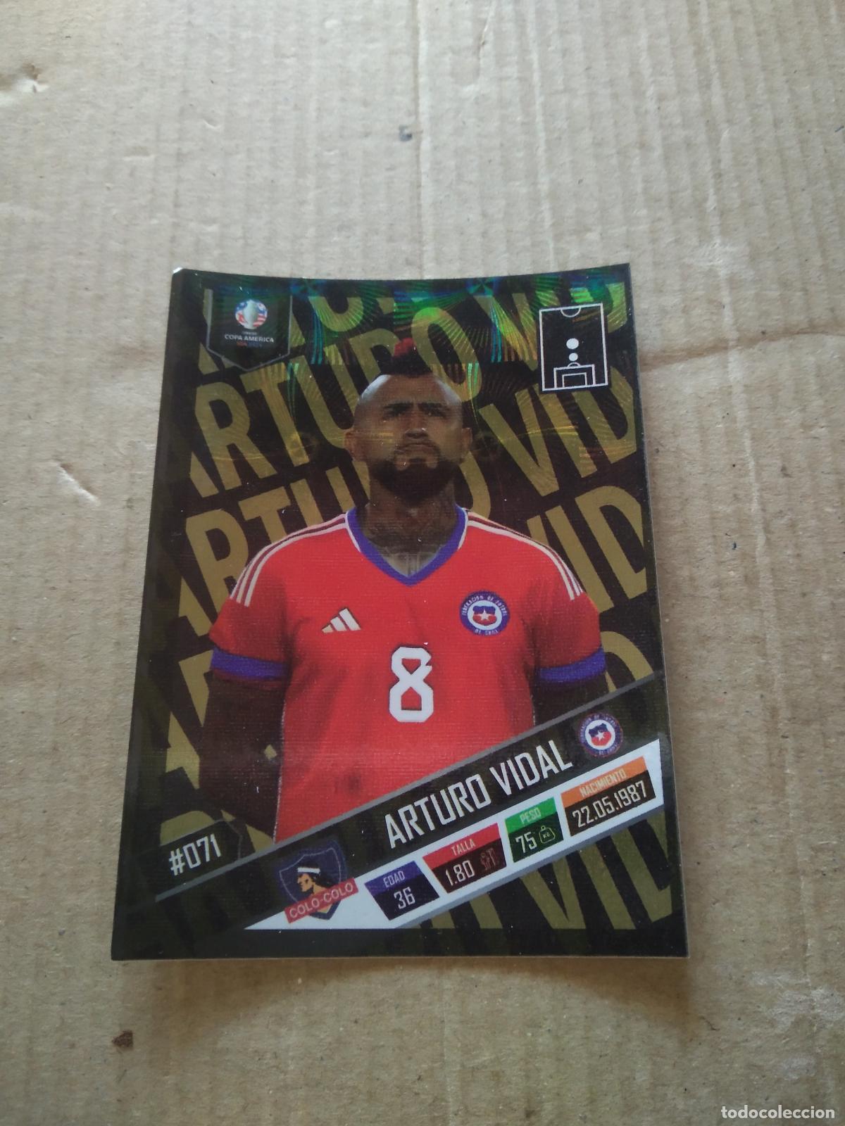Figurine di Calcio: 71 ARTURO VIDAL CHILE CROMO FUTBOL COPA AMERICA 2024 EDITADO EN PERU