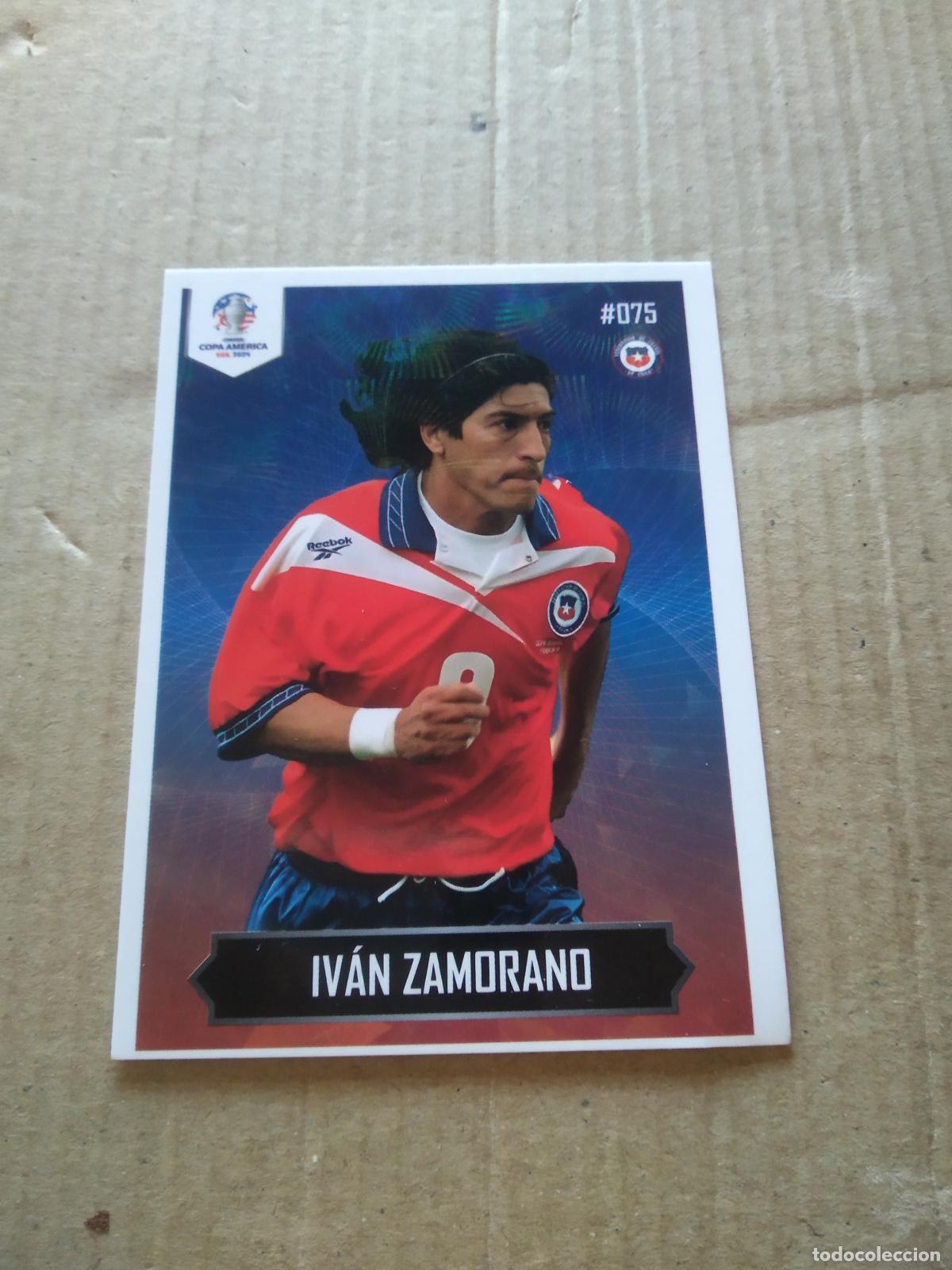 Fu&szlig;ball-Sticker: 75 IVAN ZAMORANO CHILE CROMO FUTBOL COPA AMERICA 2024 EDITADO EN PERU
