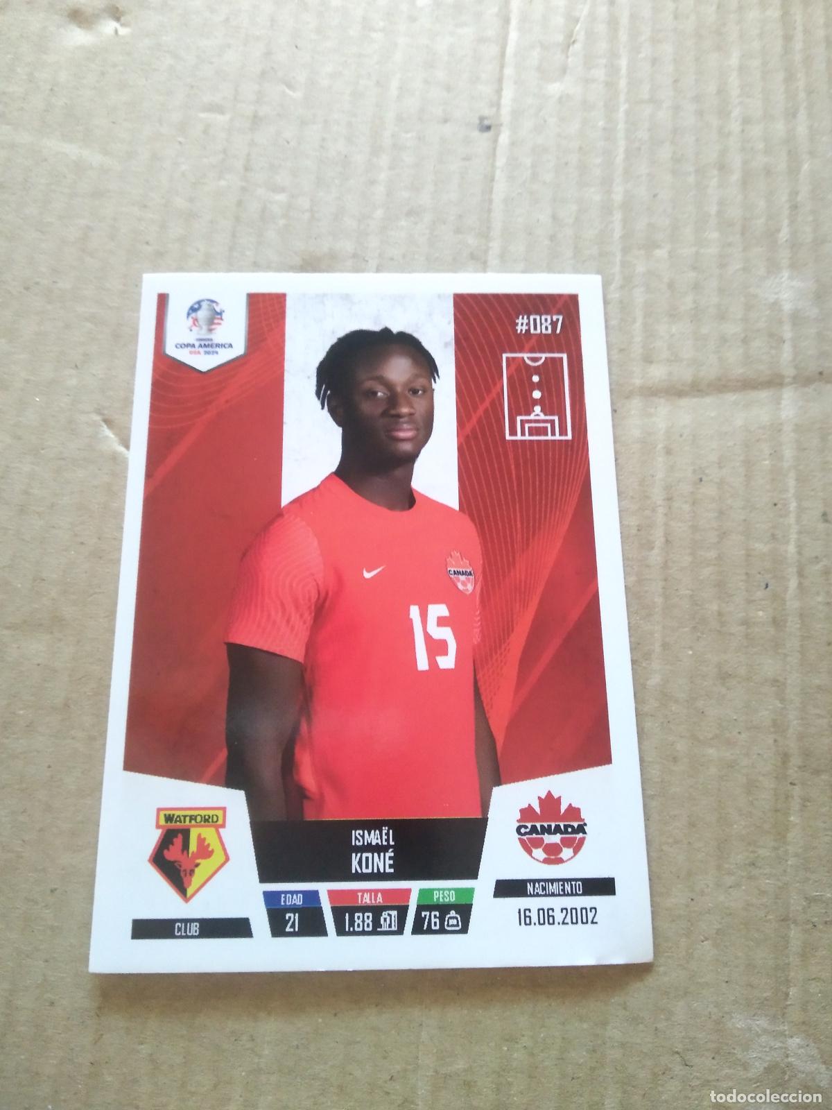 Fu&szlig;ball-Sticker: 87 ISMAEL KONE CANADA CROMO FUTBOL COPA AMERICA 2024 EDITADO EN PERU