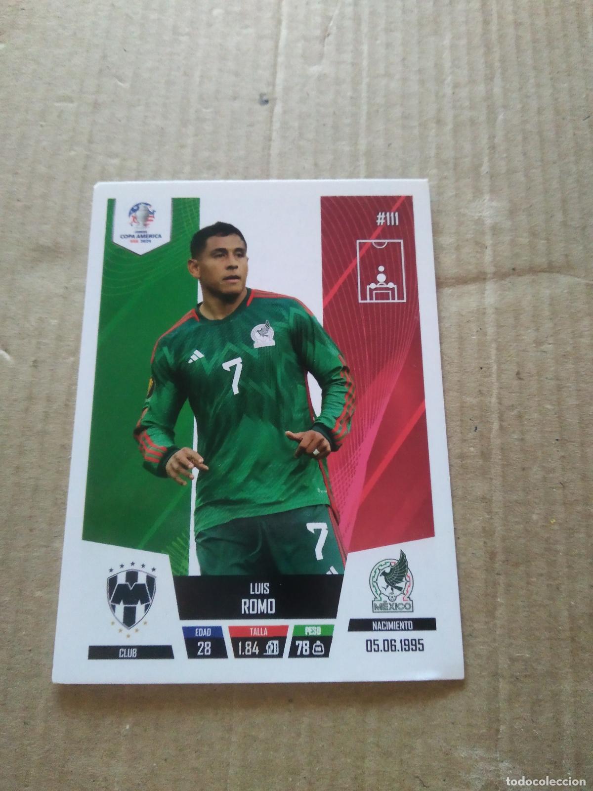 Fu&szlig;ball-Sticker: 111 LUIS ROMO MEXICO CROMO FUTBOL COPA AMERICA 2024 EDITADO EN PERU