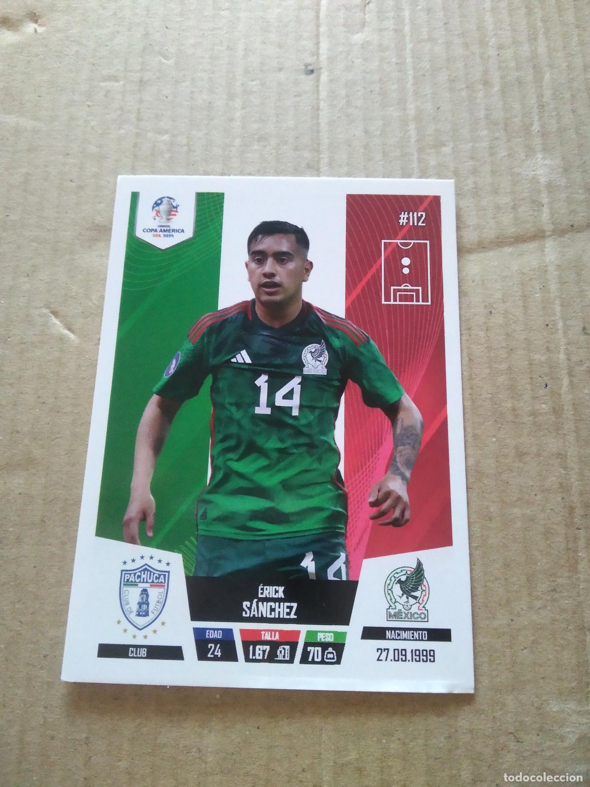 Fu&szlig;ball-Sticker: 112 ERICK SANCHEZ MEXICO CROMO FUTBOL COPA AMERICA 2024 EDITADO EN PERU