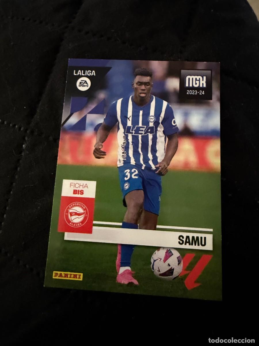 Fu&szlig;ball-Sticker: megacracks 23-24 samu ficha bis alaves