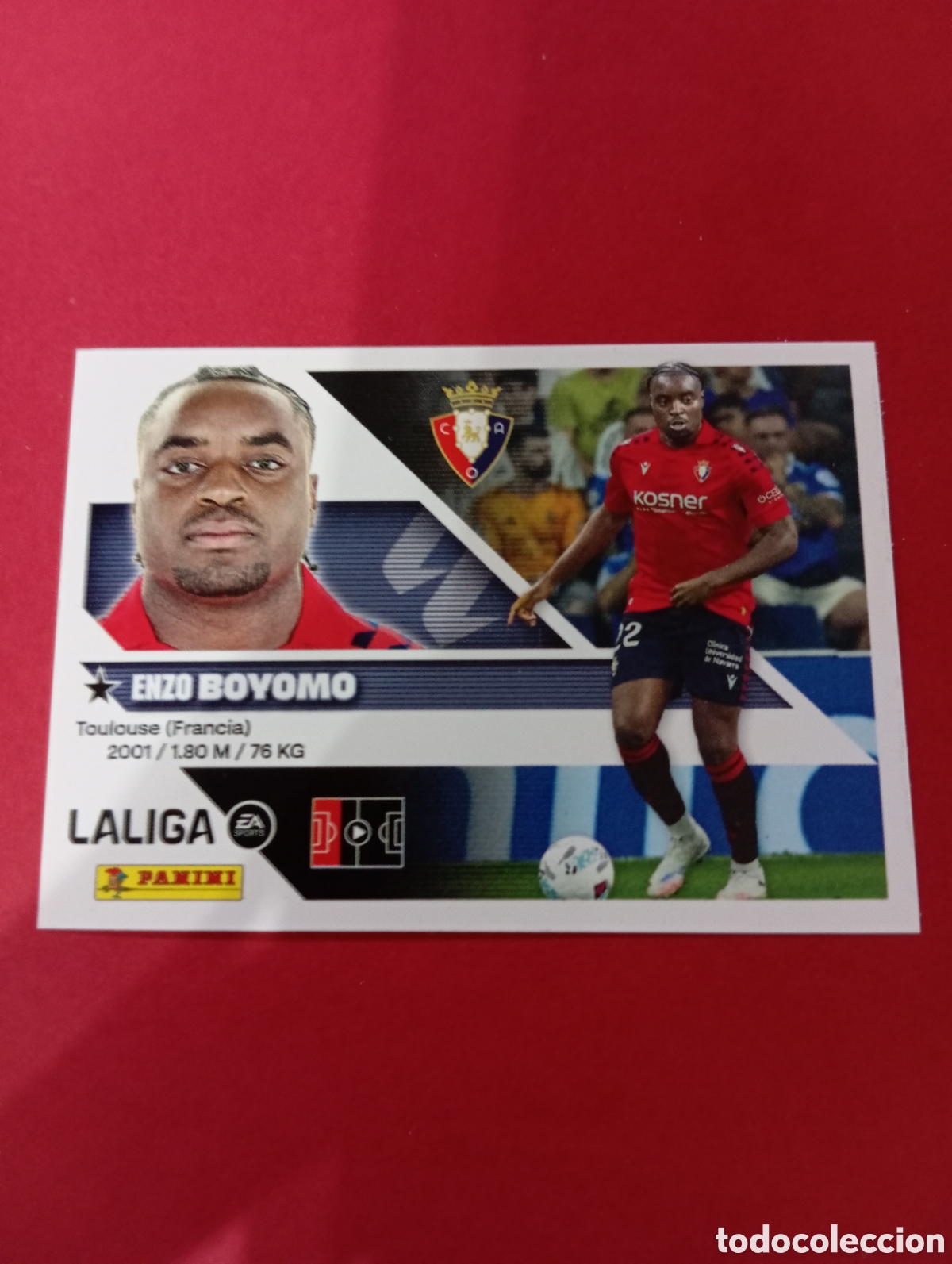 Fu&szlig;ball-Sticker: Boyomo Osasuna n&deg;6 / PANINI LIGA ESTE 2026/2027