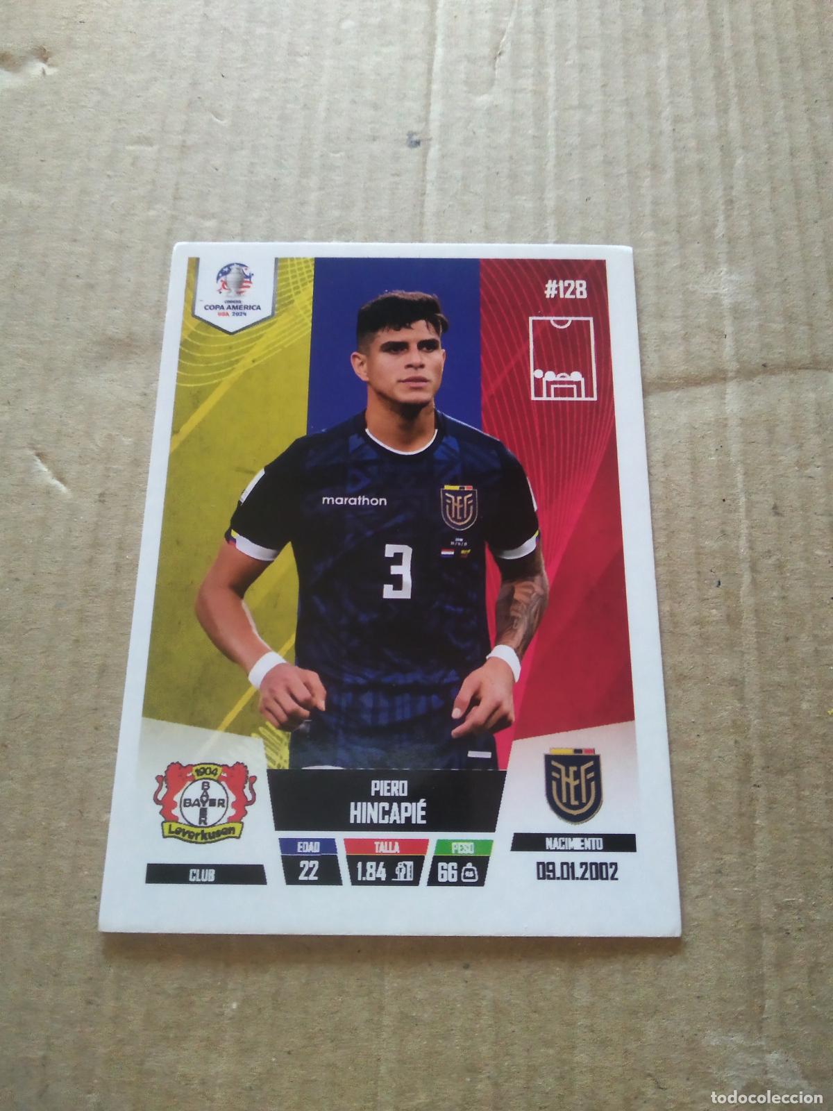 Cromos de Futebol: 128 PIERO HINCAPIE ECUADOR CROMO FUTBOL COPA AMERICA 2024 EDITADO EN PERU