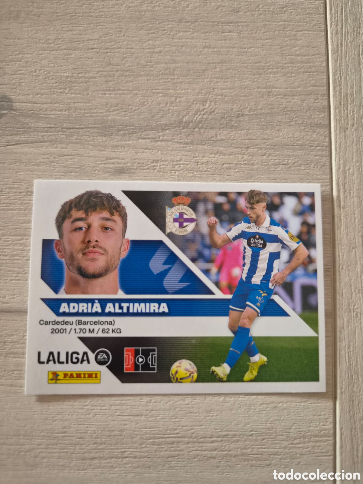 Cromos de Futebol: N&deg;5 Deportivo La Coru&ntilde;a Altimira Liga Este 26/27