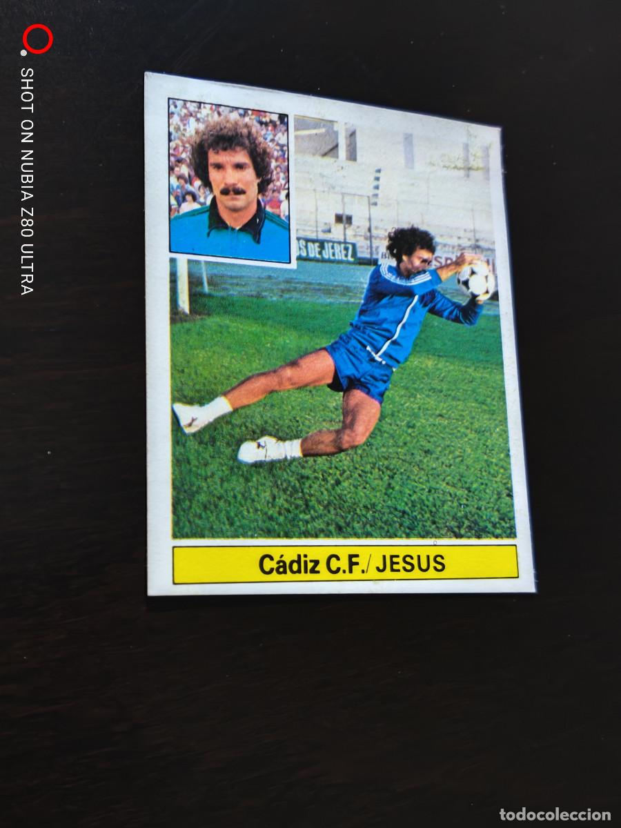 Cromos de f&uacute;tbol: Jes&uacute;s Coloca C&aacute;diz CF Editorial Este 81/82. 1981/1982, despegado