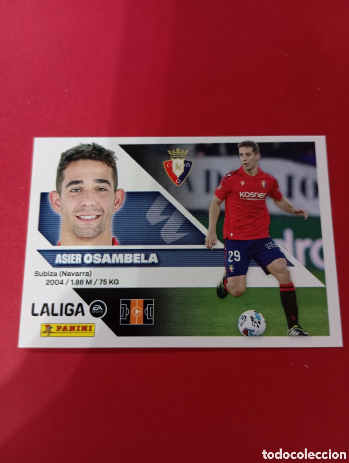 Figurine di Calcio: Osambela Osasuna n&deg;10 / PANINI LIGA ESTE 2026/2027