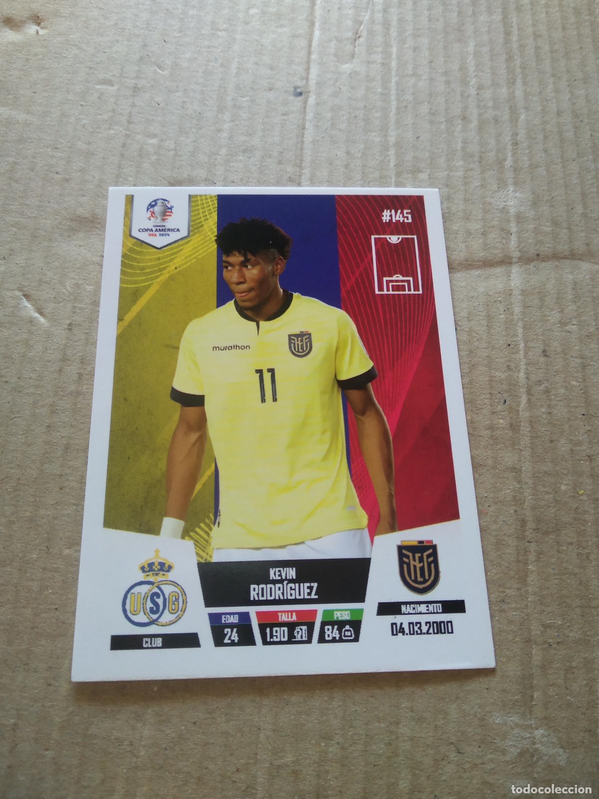 Figurine di Calcio: 145 KEVIN RODRIGUEZ ECUADOR CROMO FUTBOL COPA AMERICA 2024 EDITADO EN PERU