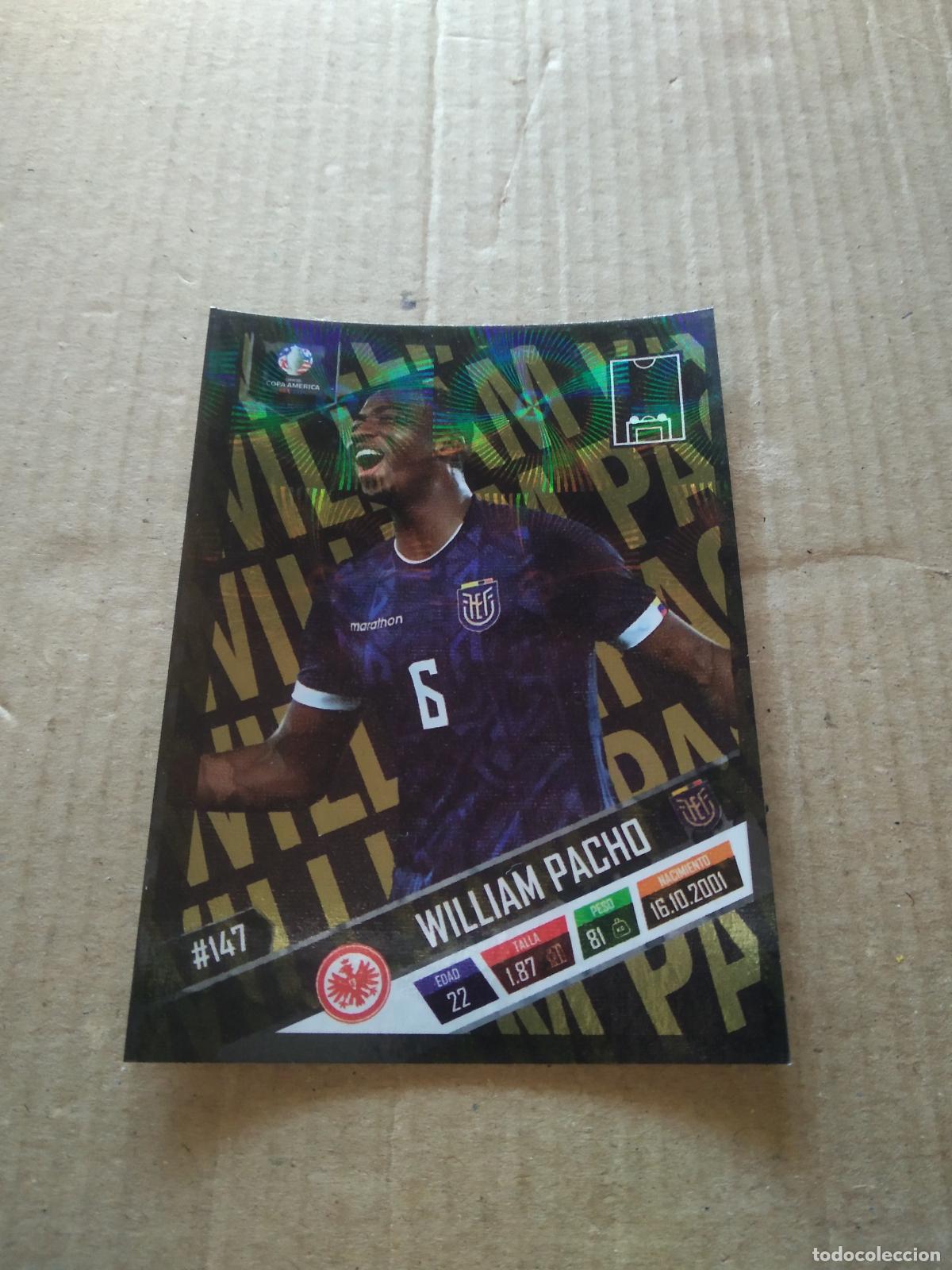 Figurine di Calcio: 147 WILLIAM PACHO ECUADOR CROMO FUTBOL COPA AMERICA 2024 EDITADO EN PERU